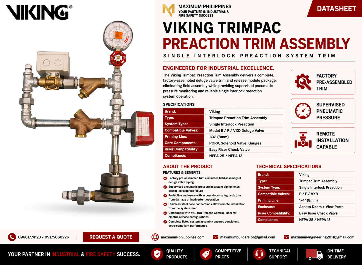 Preaction Trim Assembly Brochure