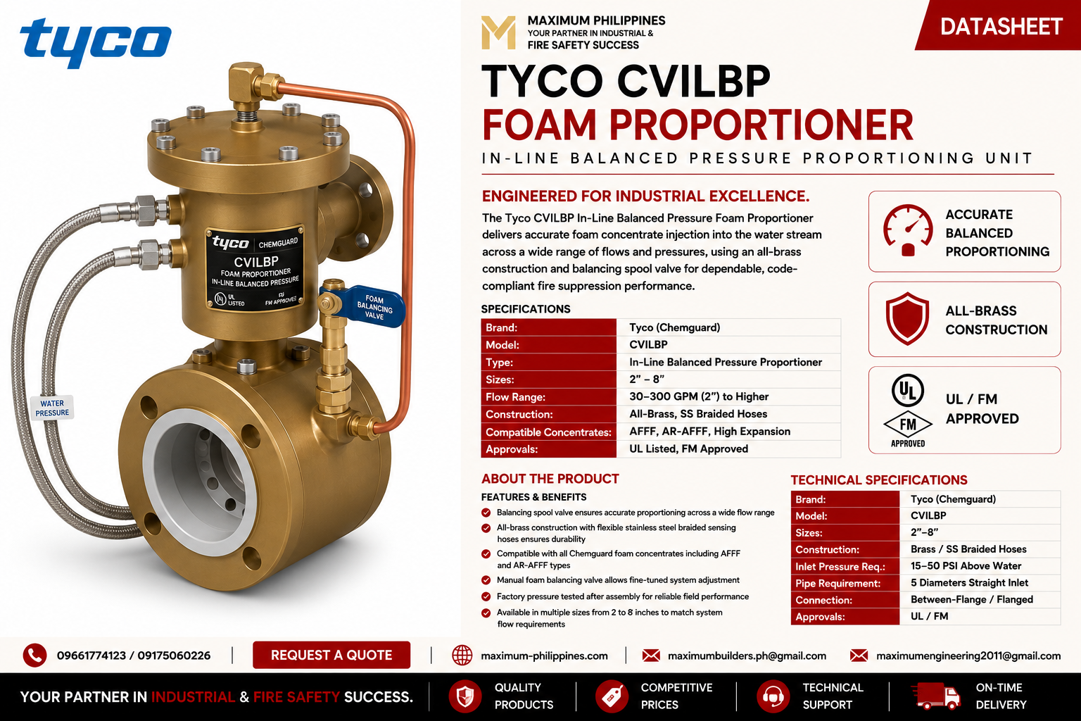 Foam Proportioner Brochure