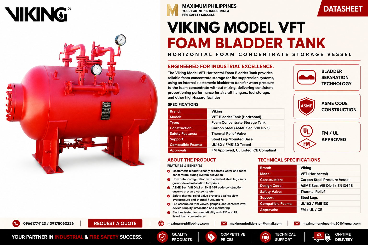 Foam Bladder Tank Brochure